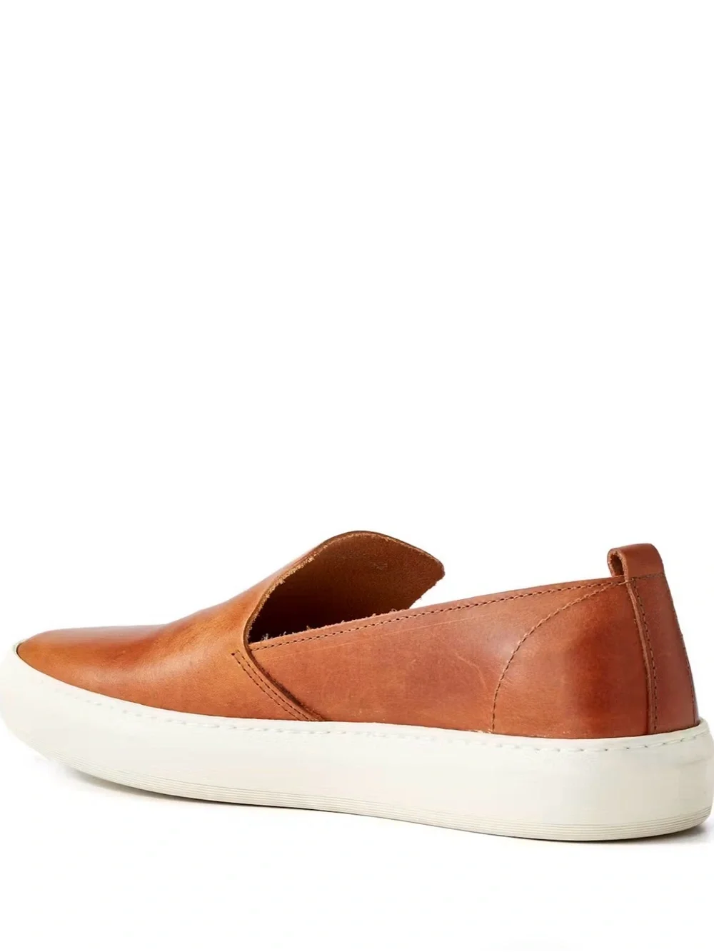 Huckberry Astorflex Wakeflex Patnoflex Casual Tan Leather Slip On Shoe Size 42 9